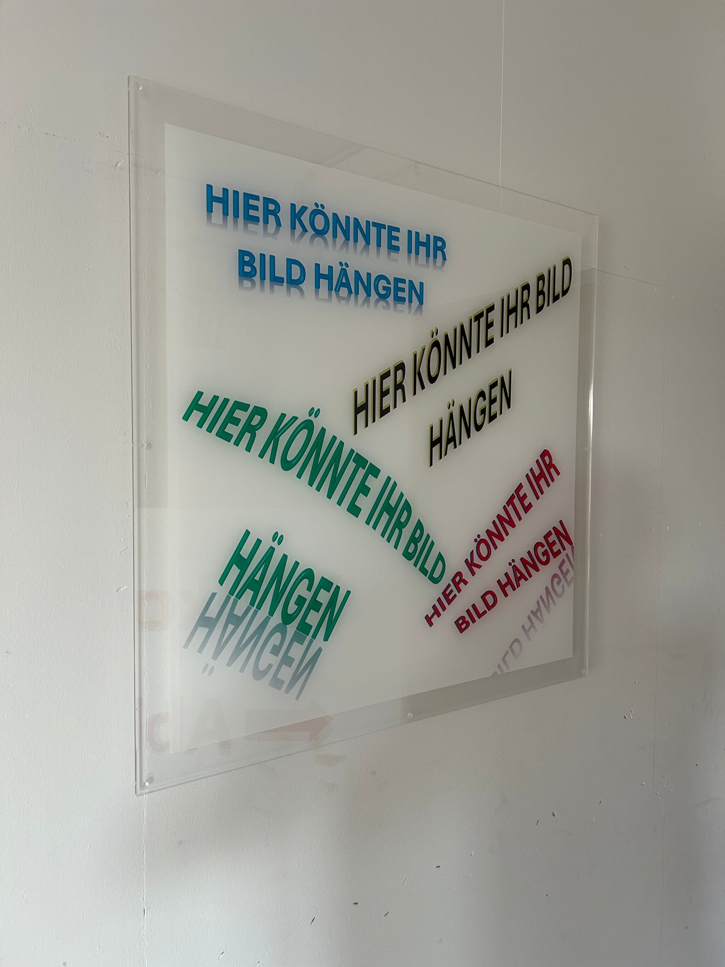 Plexirahmen transparent