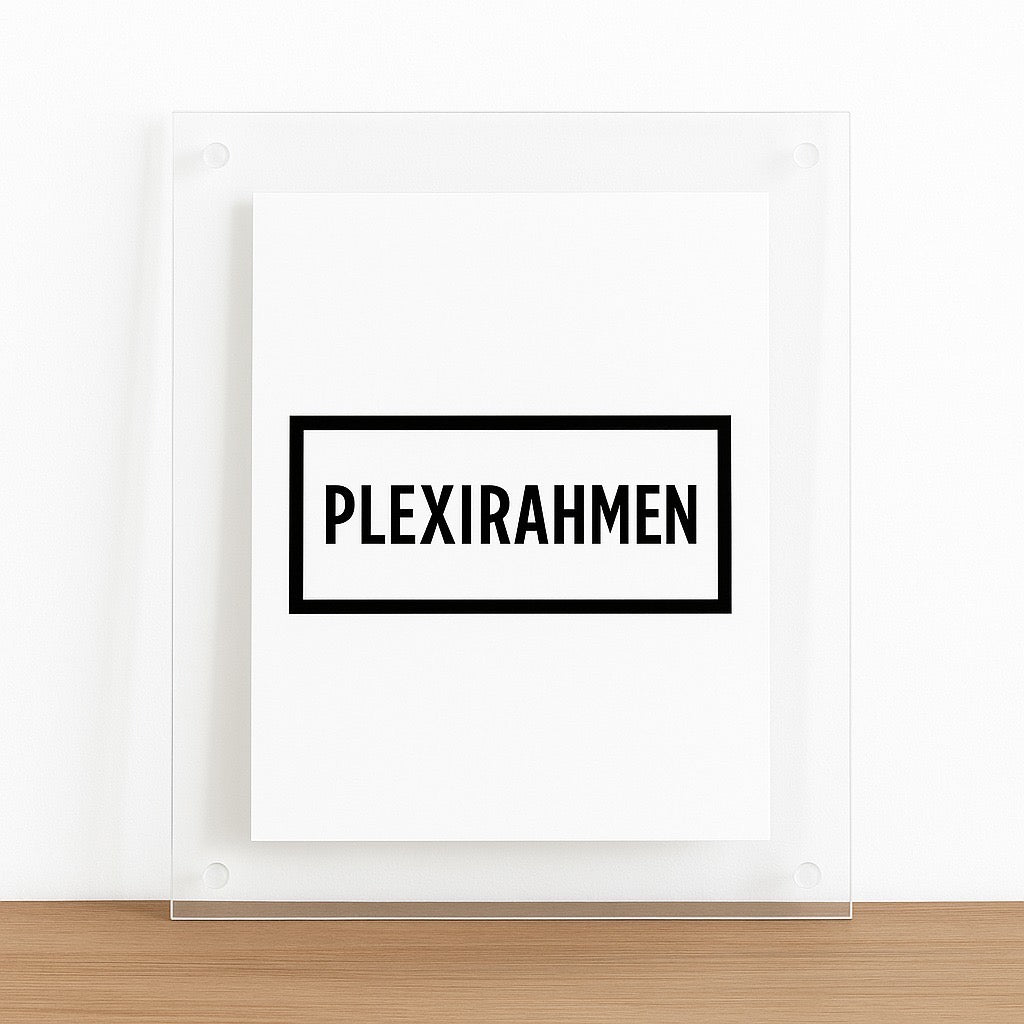 Plexirahmen transparent