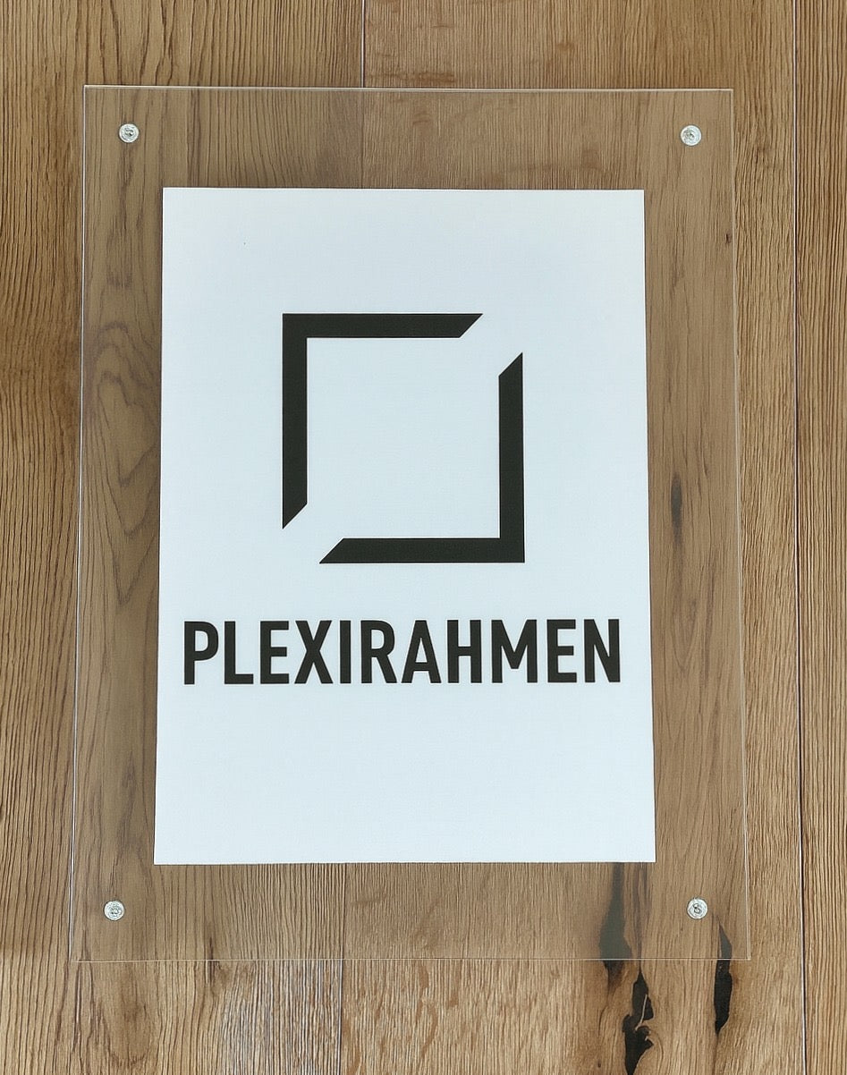 Plexirahmen transparent