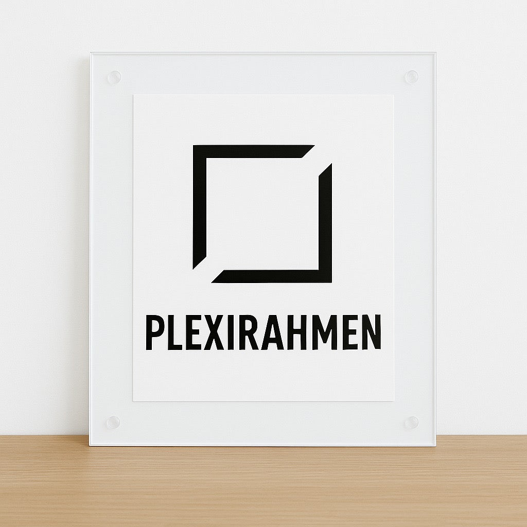 Plexirahmen weiss